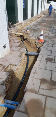 SUSTITUCIÓN TRAMO RED DE AGUA EN LA CALA TORRET