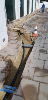 SUSTITUCIÓN TRAMO RED DE AGUA EN LA CALA TORRET