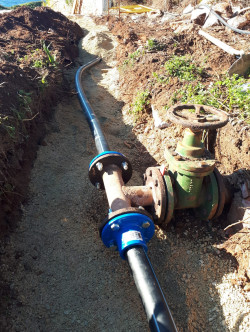 SUSTITUCIÓN DE RED DE AGUA EN S'ANFÓS BLAU I LLOP VALENT.
