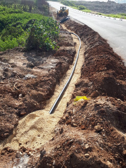 SUSTITUCIÓN DE RED DE AGUA EN S'ANFÓS BLAU I LLOP VALENT.