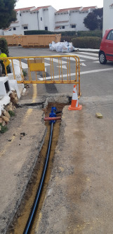 SUSTITUCIÓN RED AGUA POTABLE CIUDAD JARDÍN, BINIBECA VELL.