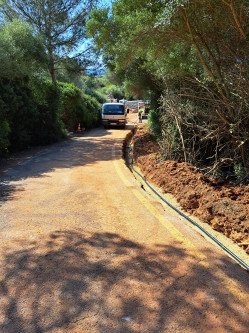 SUSTITUCIÓN RED DE AGUA POTABLE EN BINISSAFÚLLER PLATJA.