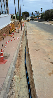 SUSTITUCIÓN RED AGUA POTABLE CALLE MESTRAL PUNTA PRIMA.