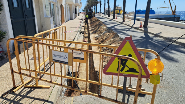 SUSTITUCIÓN RED AGUA POTABLE PASSEIG MARÍTIM S'ALGAR.