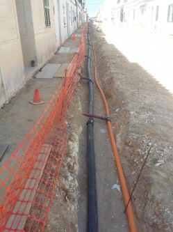 REPLACEMENT WORKS IN NETWORKS OF SUPPLY OF WATER AND SEWERAG