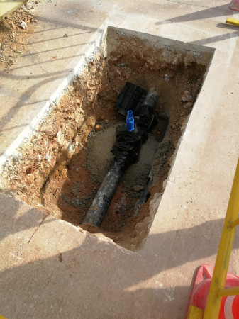 OBRA INSTALACIÓN 8 VÁLVULAS DE COMPUERTA.